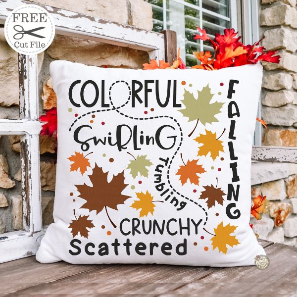 Fall leaves SVG Free, Fall Subway Art SVG Free