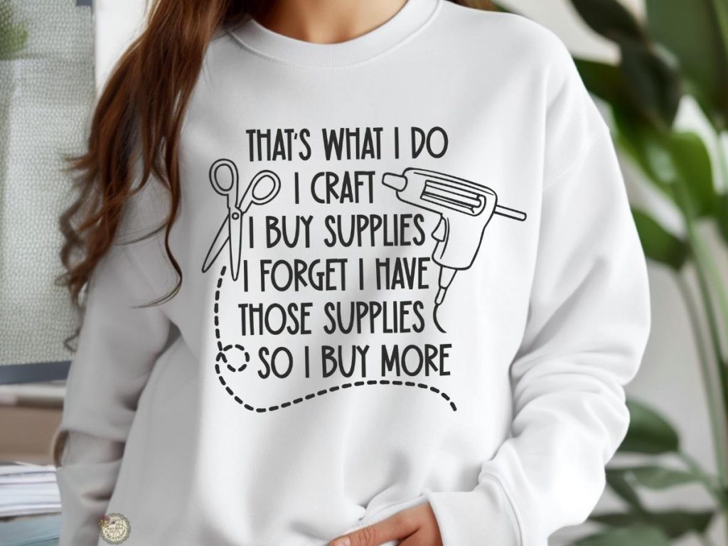 crafters quote SVG free, funny craft quote SVG