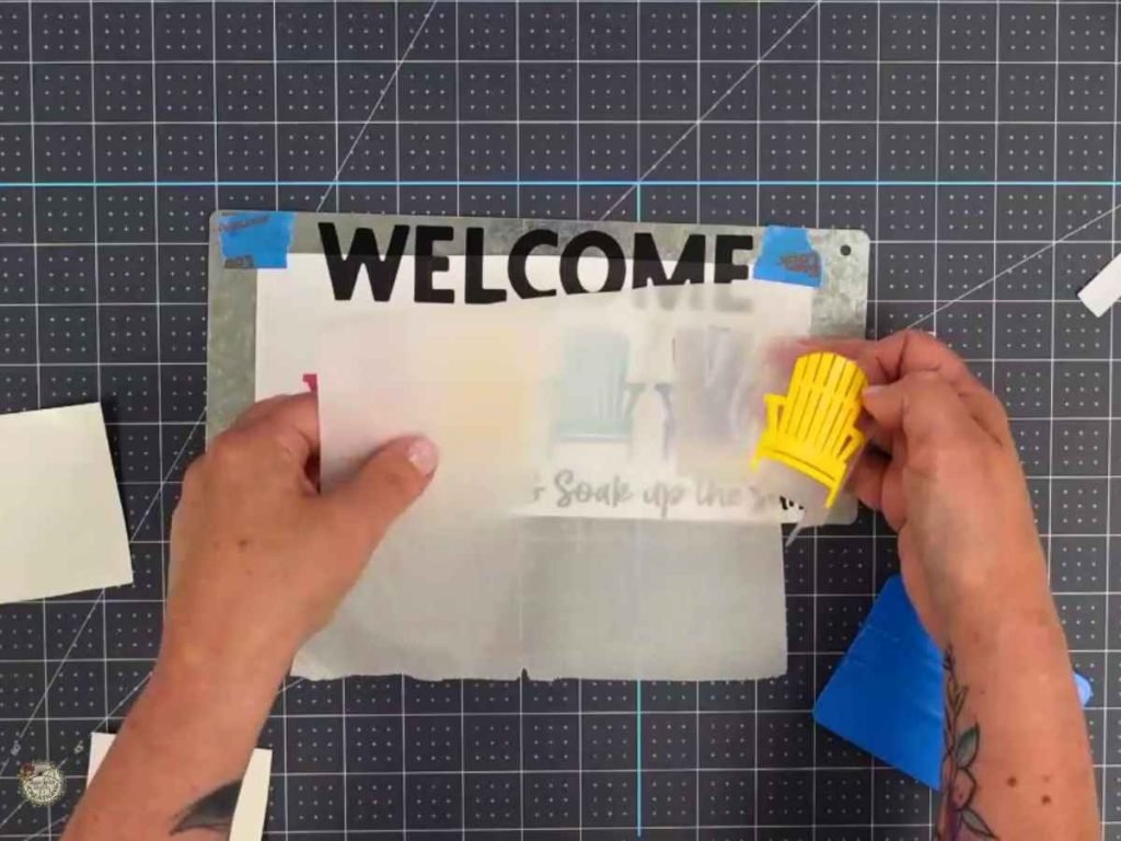 Welcome Summer Sign tutorial