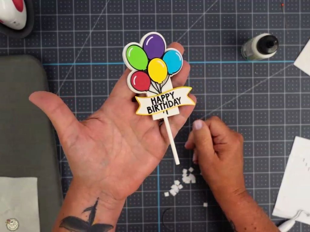 Happy Birthday Cupcake Topper SVG Free